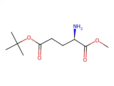5-Tert-butyl 1-methyl 2-aminopentanedioate structure