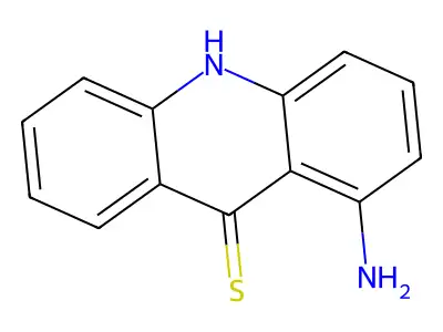 9(10H)-Acridinethione, 1-amino- structure