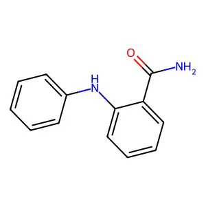 2-(苯氨基)苯甲酰胺 structure