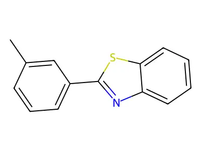 2-(3-Methylphenyl)-1,3-benzothiazole structure