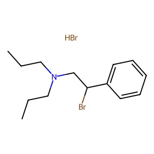 N-(2-Bromo-2-phenylethyl)-N-propylpropan-1-amine--hydrogen bromide (1/1) structure