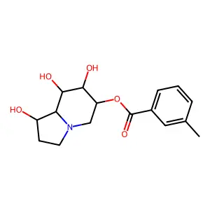 Castanospermine, 6-O-(3-methylbenzoyl)- structure