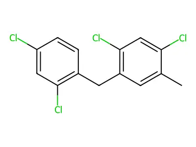 1,5-二氯-2-[(2,4-二氯苯基)甲基]-4-甲基苯 structure