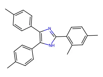 2-(2,4-Dimethylphenyl)-4,5-bis(4-methylphenyl)-1H-imidazole structure