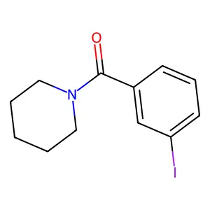 Piperidine, 1-(3-iodobenzoyl)- structure
