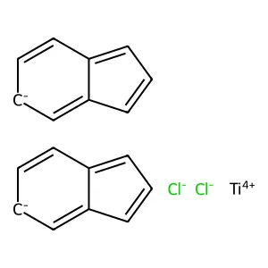 Bisindenyltitanium dichloride structure