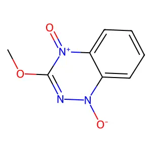 3-甲氧基-1,2,4-苯并三嗪1,4-二氧化物 structure