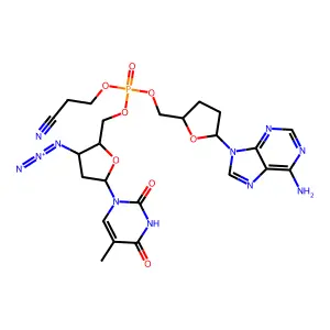 AZT-P(CyE)-ddA structure