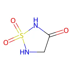 1,2,5-噻二唑烷-3-酮-1,1-二氧化物 structure