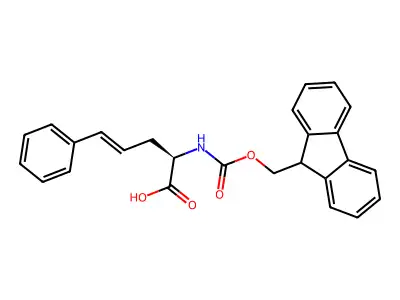 Fmoc-3-styryl-D-alanine structure