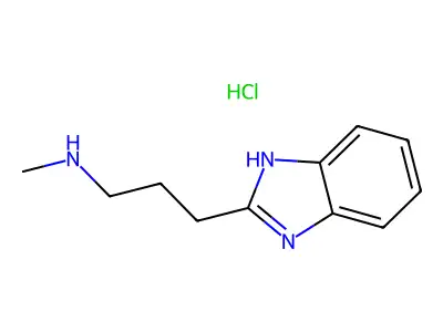 2-(3-(methylamino)propyl)-1H-benzimidazole structure