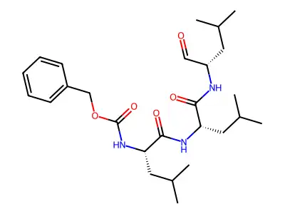 Z-Leu-leu-leu-al structure