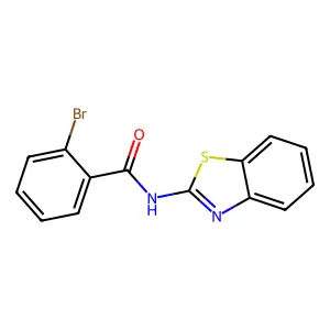 N-(1,3-Benzothiazol-2-yl)-2-bromobenzamide structure