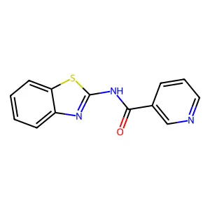 N-[Benzo[d]thiazol-2-yl]nicotinamide structure