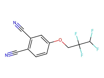 4-(2,2,3,3-Tetrafluoropropoxy)benzene-1,2-dicarbonitrile structure