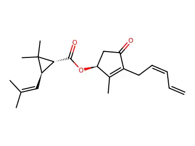 Pyrethrine 1 structure