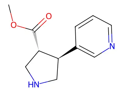 Methyl 4-(pyridin-3-YL)pyrrolidine-3-carboxylate structure