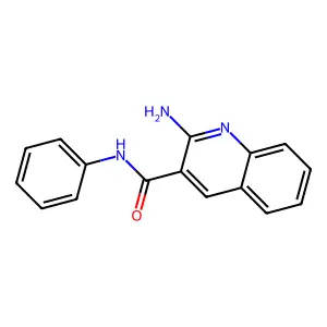 2-氨基-N-苯基喹啉-3-甲酰胺 structure
