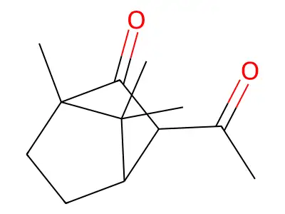 3-Acetyl-DL-camphor structure