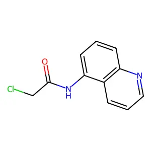 2-Chloro-N-(quinolin-5-yl)acetamide structure