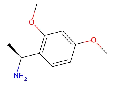 1-(2,4-Dimethoxyphenyl)ethanamine structure