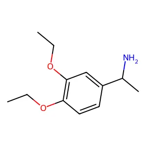 1)-1-(3,4-乙氧基苯基)胺 structure