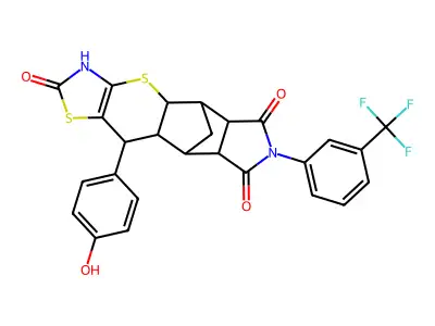 C26H19F3N2O4S2 structure