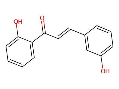 2-Propen-1-one,1-(2-hydroxyphenyl)-3-(3-hydroxyphenyl)- structure