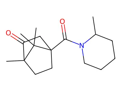 1,7,7-Trimethyl-4-[(2-methylpiperidin-1-yl)carbonyl]bicyclo[2.2.1]heptan-2-one structure