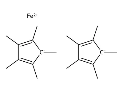 十甲基二茂铁 structure