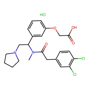 ICI 204,448 hydrochloride structure