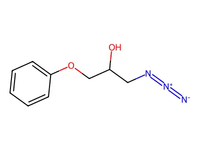 2-Propanol, 1-azido-3-phenoxy- structure