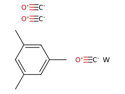 Tricarbonylmesitylenetungsten structure