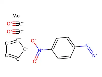 Carbon monoxide;cyclopenta-1,3-diene;molybdenum;(4-nitrophenyl)iminoazanide structure