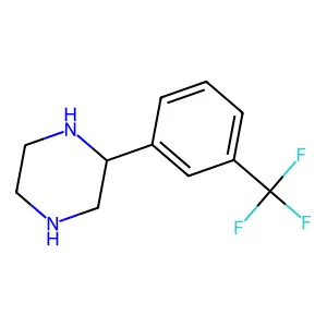 (S)-2-(3-(Trifluoromethyl)phenyl)piperazine structure