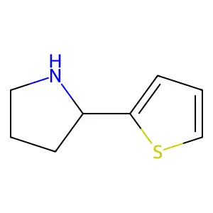 (2s)-2-(Thiophen-2-yl)pyrrolidine structure