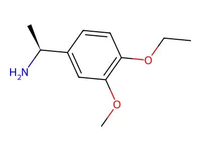 1-(4-Ethoxy-3-methoxyphenyl)ethan-1-amine structure