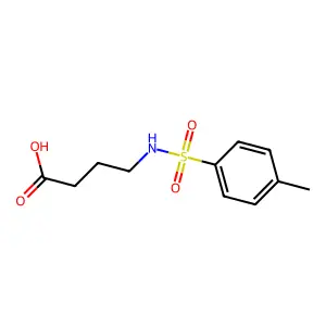 4-(4-Methylbenzenesulfonamido)butanoic acid structure