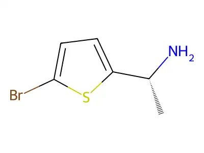 1-(5-Bromothiophen-2-yl)ethan-1-amine structure