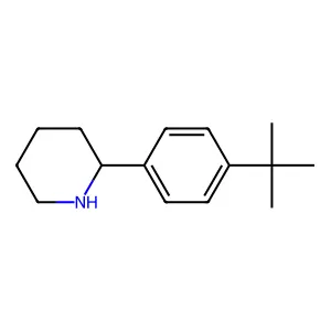 (R)-2-(4-(tert-Butyl)phenyl)piperidine structure
