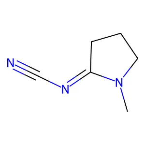 (1-甲基吡咯烷-2-亚基)氰胺 structure