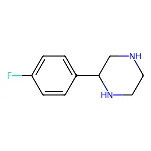 (2R)-2-(4-fluorophenyl)piperazine structure