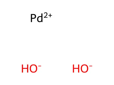 Palladium Hydroxide (20% on Carbon) (~50% water by weight) structure