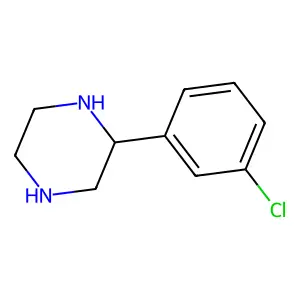 (R)-2-(3-Chlorophenyl)piperazine structure