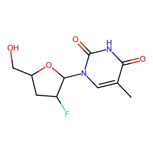 5Me,2'F-dd-araU structure