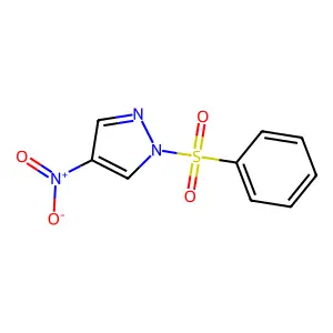 1-(Benzenesulfonyl)-4-nitropyrazole structure