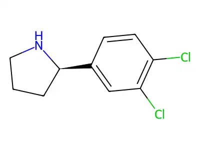 2-(3,4-Dichlorophenyl)pyrrolidine structure