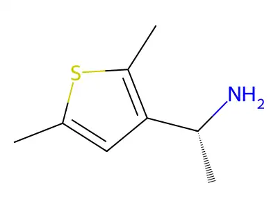 1-(2,5-Dimethylthiophen-3-yl)ethan-1-amine structure