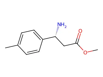 Methyl 3-amino-3-(4-methylphenyl)propanoate structure