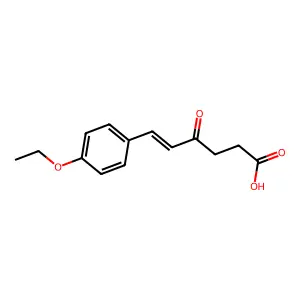 6-(4-Ethoxyphenyl)-4-oxohex-5-enoic acid structure